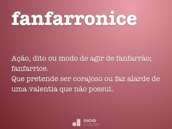 fanfarronice