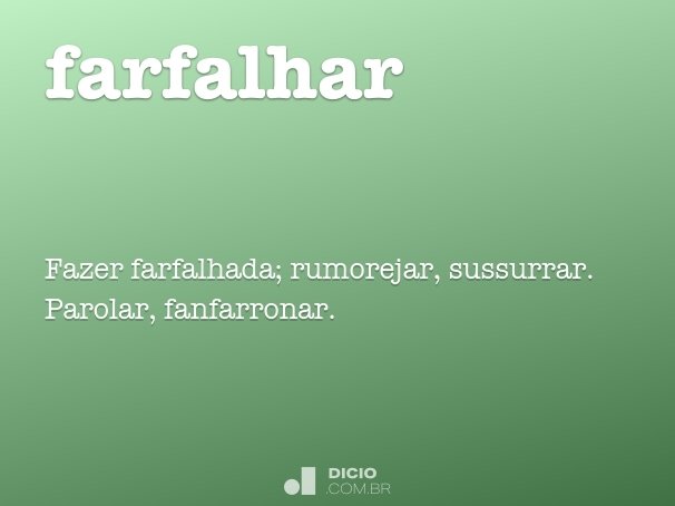 farfalhar