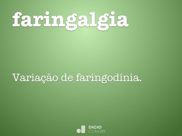 faringalgia