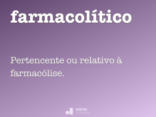 farmacolítico