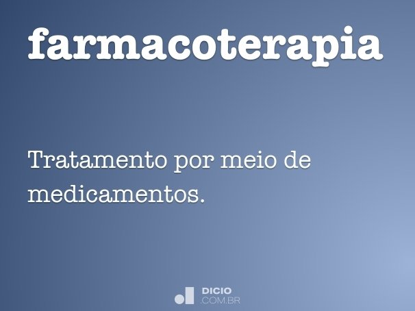 farmacoterapia