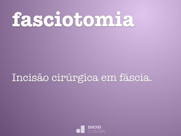 fasciotomia