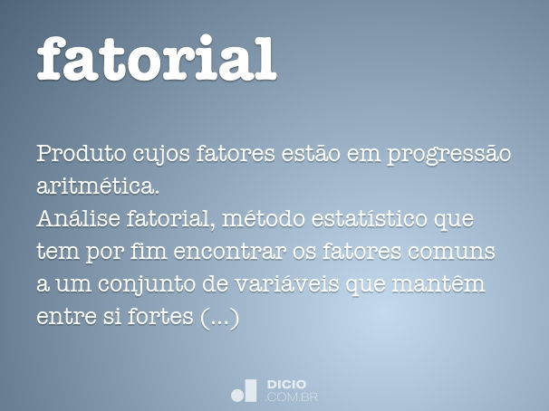 fatorial