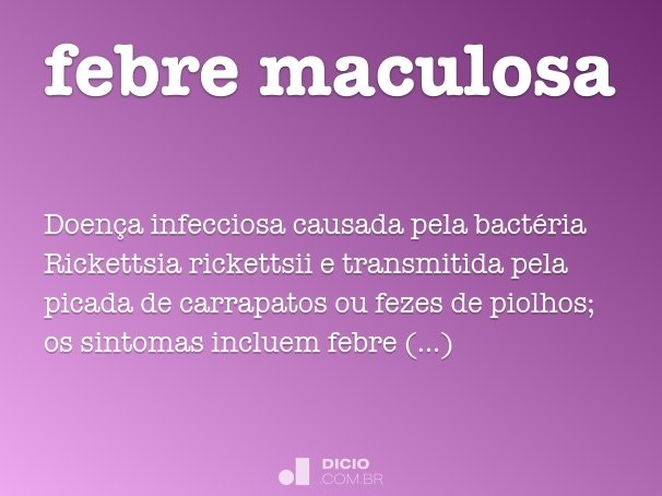 febre maculosa