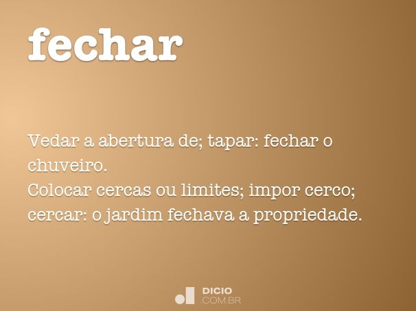 fechar