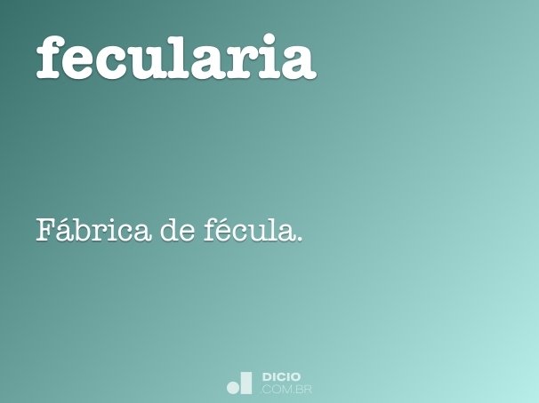 fecularia