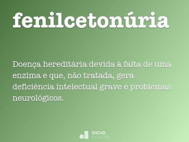 fenilcetonúria