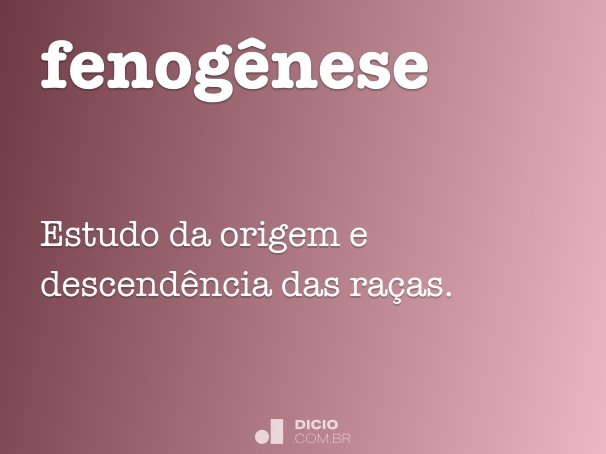 fenogênese