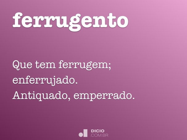 ferrugento