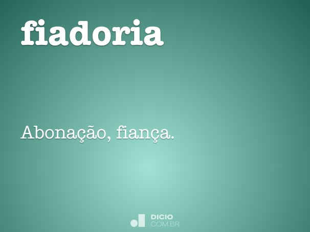 fiadoria