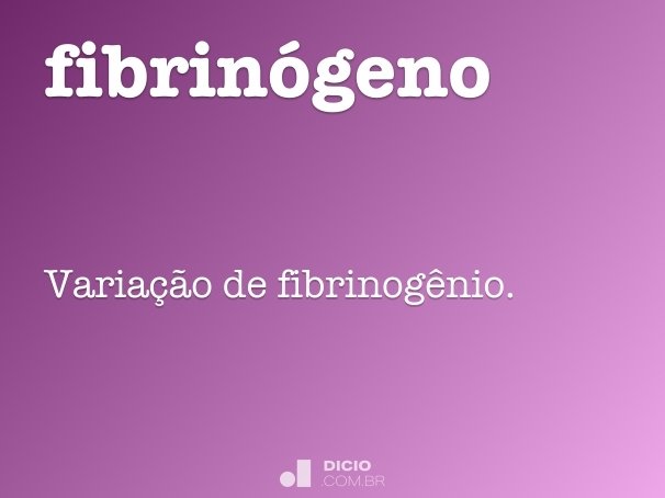 fibrinógeno