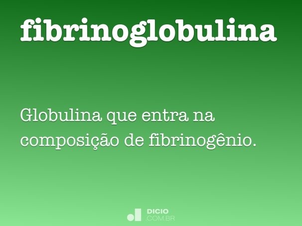 fibrinoglobulina
