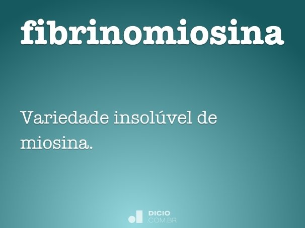 fibrinomiosina