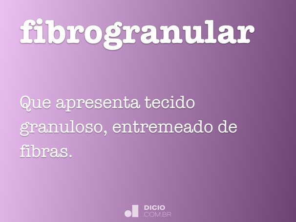 fibrogranular