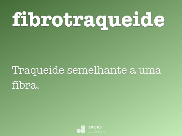 fibrotraqueide