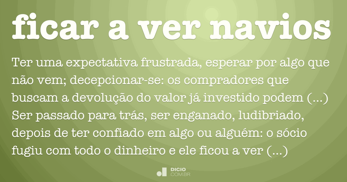 O que significa a expressão O que significa a expressão