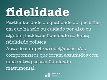 Fidelidade - Dicio, Dicionário Online de Português