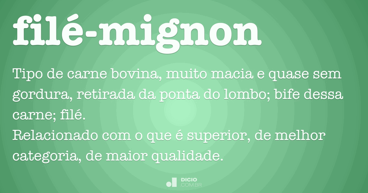 File Mignon Dicio Dicionario Online De Portugues