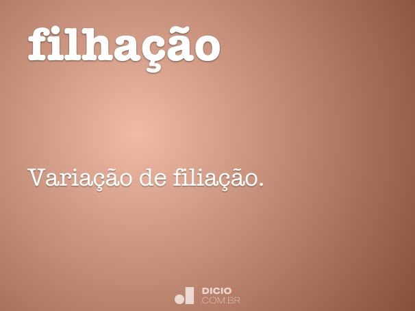 Filiar - Dicio, Dicionário Online de Português