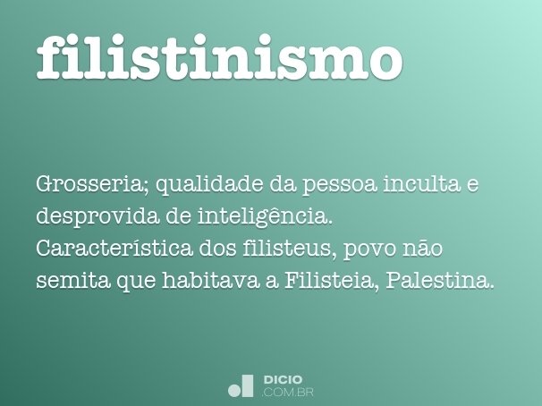 filistinismo