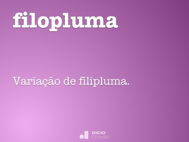 filopluma