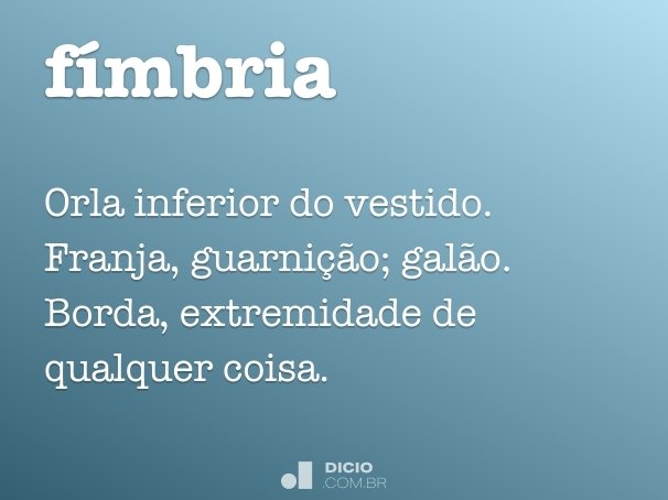 fímbria