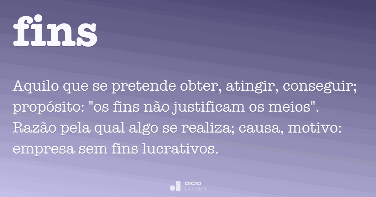 Os Fins Justificam Os Meios Significado