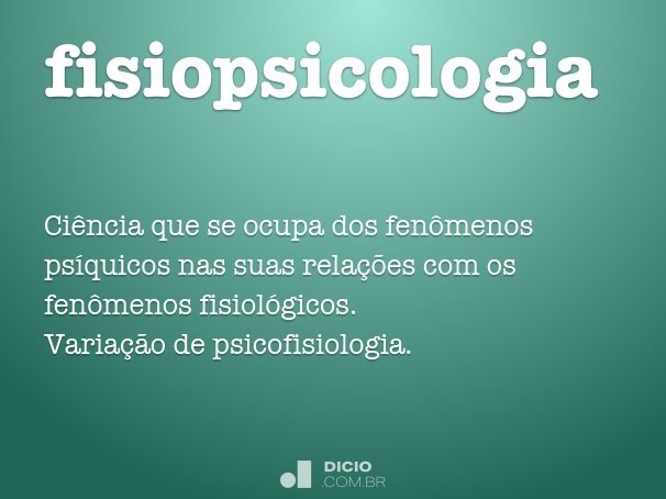fisiopsicologia