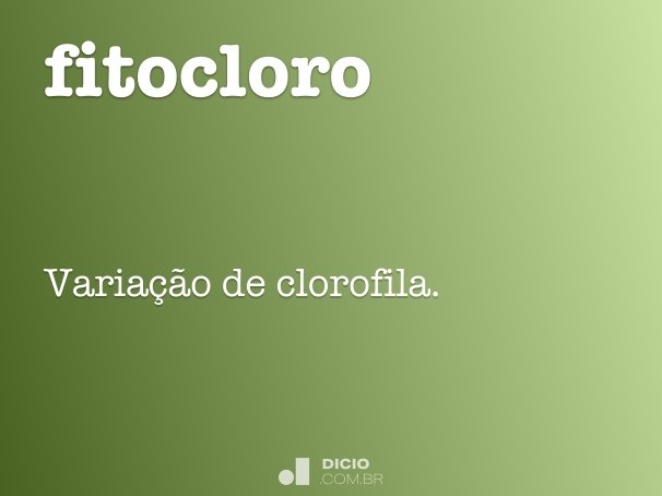 fitocloro