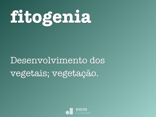 fitogenia