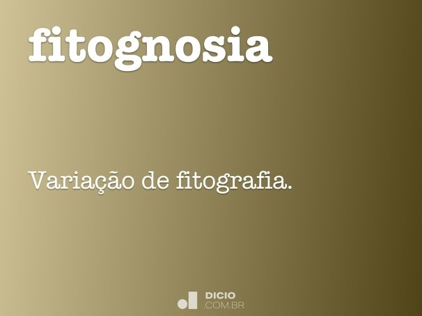 fitognosia