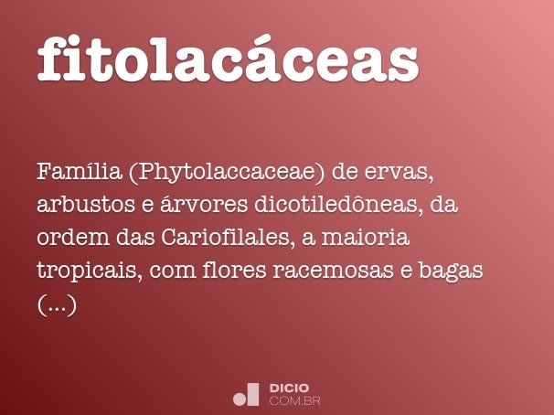 fitolacáceas