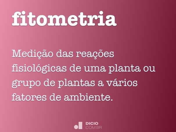 fitometria