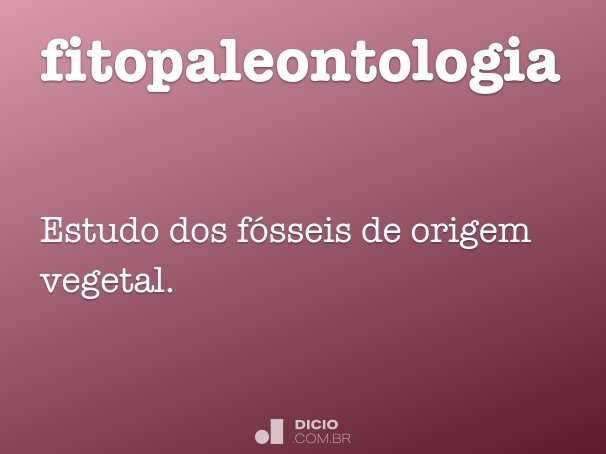 fitopaleontologia