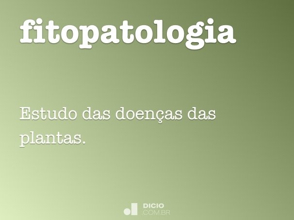 fitopatologia