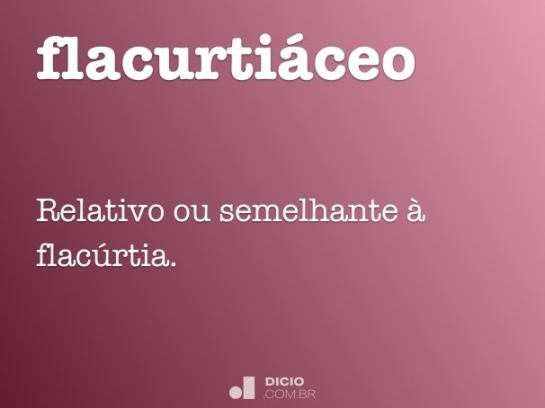 flacurtiáceo