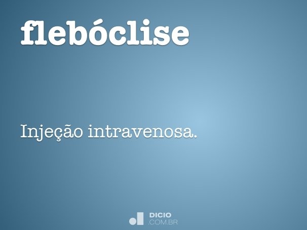 flebóclise