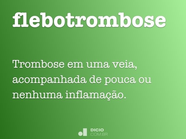 flebotrombose
