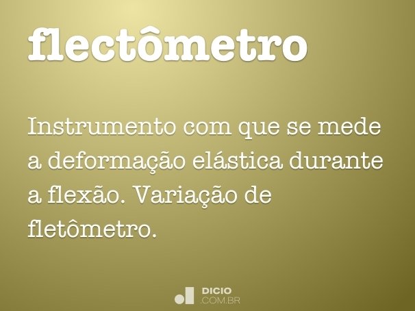 flectômetro