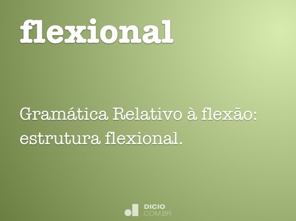 flexional