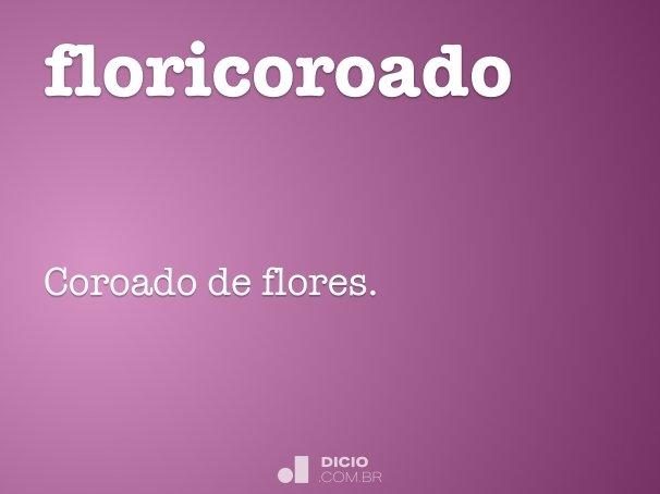 floricoroado