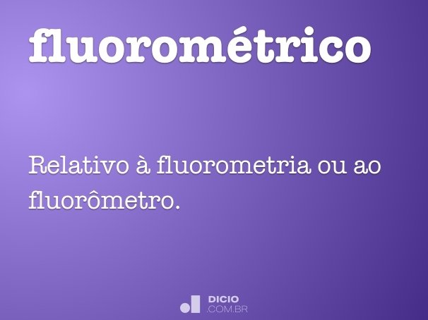 fluorométrico