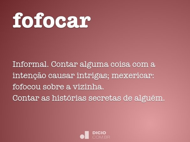 fofocar