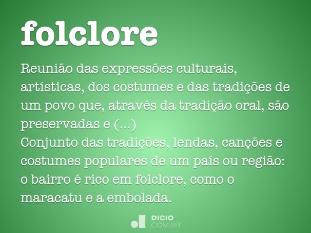 Palavras e rimas da cultura popular brasileira
