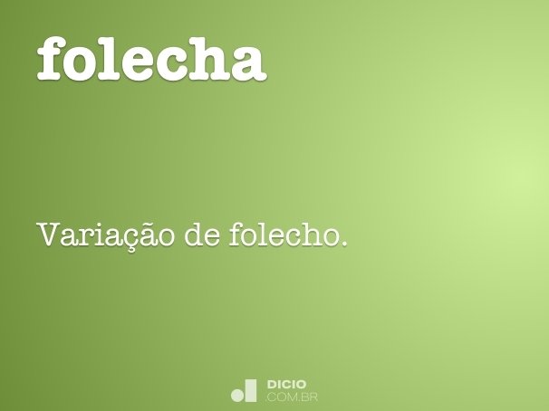 folecha