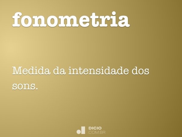 fonometria
