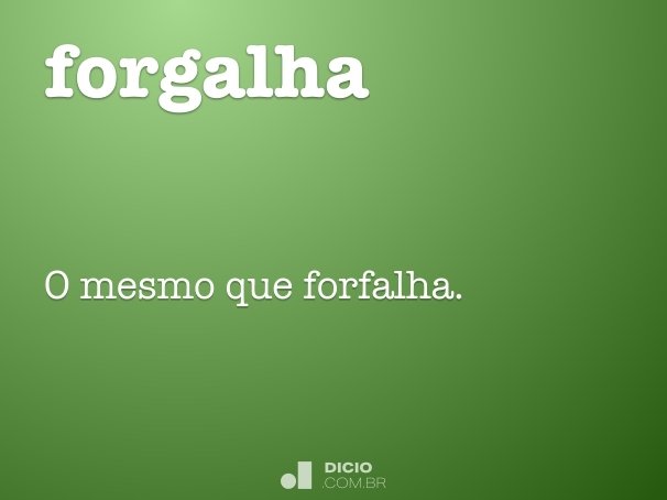 forgalha
