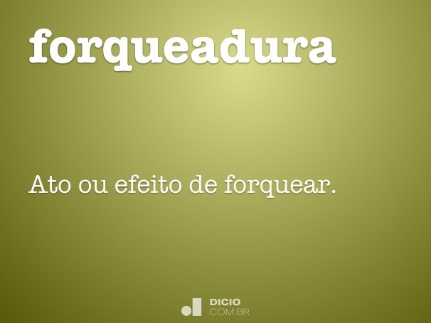 forqueadura