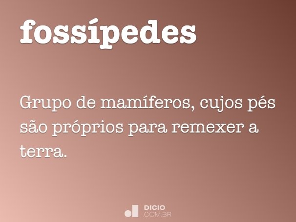 fossípedes