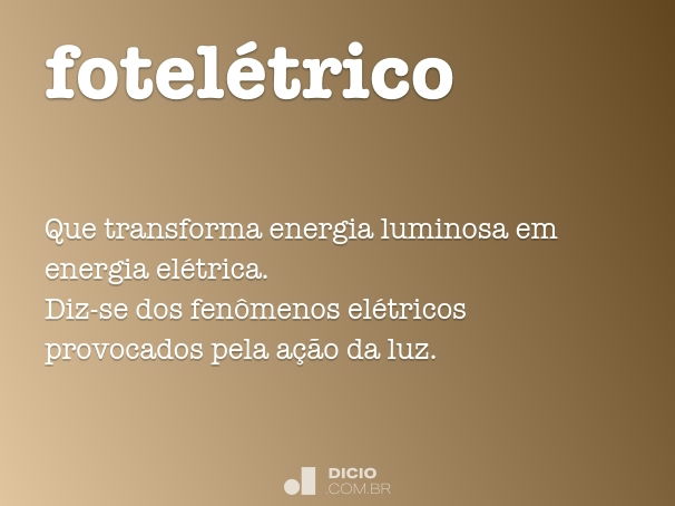 fotelétrico